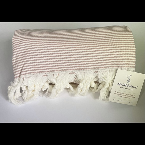 NWT Shower Curtain with Tassels - Picture 2 of 3